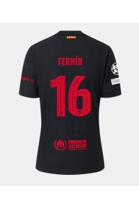 Barcelona Fermin Lopez #16 Voetbaltruitje Uit tenue 2024-25 Korte Mouw